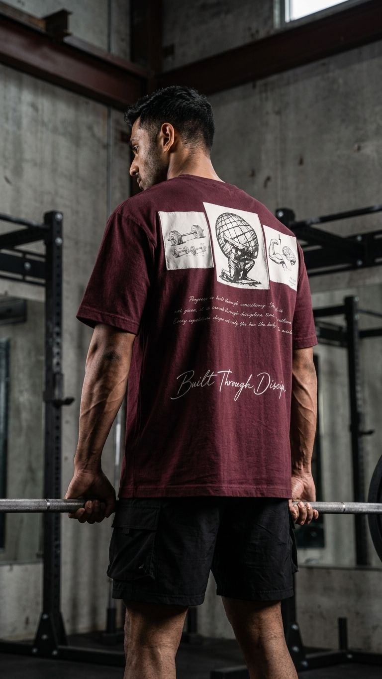 TRUE MOTIVATION oversized T-shirt